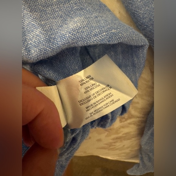 Ladies Blue Orvis Top - Picture 4 of 4